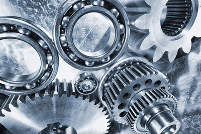 齿轮与球轴承在古董色调艺术中的链轮意象